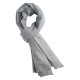 Lysegråt twill vævet pashmina tørklæde
