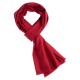 Tranebærrødt twill vævet pashmina tørklæde