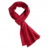 Tranebærrødt twill vævet pashmina tørklæde