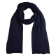 Marineblåt sjal i silke/cashmere strik