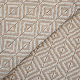 Beige hammam h&aring;ndkl&aelig;de i diamantm&oslash;nster