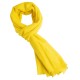 Gult twill vævet pashmina tørklæde