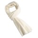 Hvidt tørklæde/sjal i ren cashmere