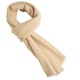 Beige twill vævet pashmina tørklæde