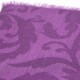 Mørk lilla jacquardvævet cashmere sjal