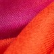 Dip-dye sjal i fuchsia/orange