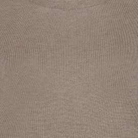 Taupegrå bluse i silke/cashmere blanding