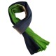 Yak halstørklæde i natur/navy/grøn