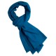 Stålblåt twill vævet pashmina tørklæde