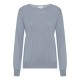 Lyseblå bluse i silke/cashmere blanding