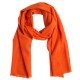 Lille cashmere tørklæde i rust orange