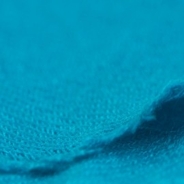 Lille petroleumsblåt cashmere tørklæde