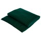 Flaskegrønt cashmere tæppe