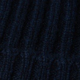 Marineblå cashmere beanie