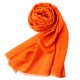 Rust orange pashminasjal i cashmere og silke