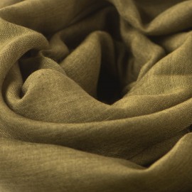 Mørk olivengrønt pashminasjal i cashmere og silke