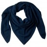 Navy trekantet cashmere tørklæde