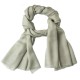 Jacquardvævet cashmere sjal i lys salvie