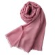 Gammelrosa pashminasjal i cashmere og silke