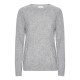Cashmere sweater grå meleret