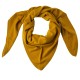 Trekantet cashmere tørklæde i karrygul