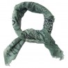 Grøn bandana med paisley print