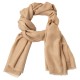 Beige cashmere sjal med paisleymønster