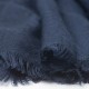 Navy jacquard vævet pashmina sjal i paysleymønster
