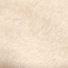 Strikket cashmeret&oslash;rkl&aelig;de i naturbeige