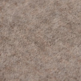 Strikket cashmeret&oslash;rkl&aelig;de i naturfarvet taupe