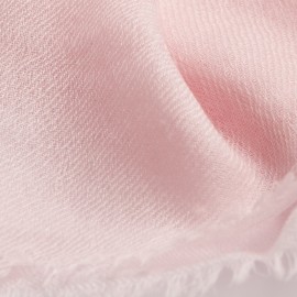 Sart rosa dobbeltrådet twill pashmina sjal