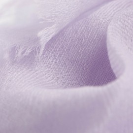 Lavendelfarvet dobbeltrådet twill pashmina sjal