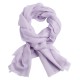 Lavendelfarvet dobbeltrådet twill pashmina sjal