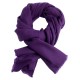 Mørklilla twill vævet pashmina tørklæde