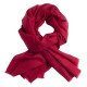 Vinrødt twill vævet pashmina tørklæde