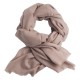 Gråbrunt twill vævet pashmina tørklæde