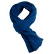 Mørkeblåt strikket halstørklæde i cashmere