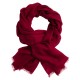 Bordeaux rødt pashmina sjal i 2 ply cashmere
