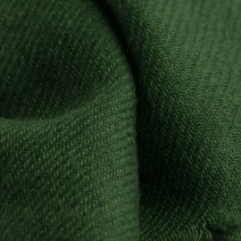 Armygrønt twill vævet pashmina tørklæde