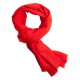 Koralrødt twill vævet pashmina tørklæde