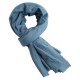 Dueblåt cashmere tørklæde