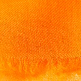 Orange dobbelttrådet twill pashmina sjal