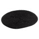 Sort baret med nister i cashmere strik