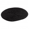 Sort baret med nister i cashmere strik