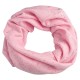 Sart rosa nistret tubehalstørklæde i ren cashmere