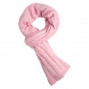 Rosa cashmere halstørklæde med nister