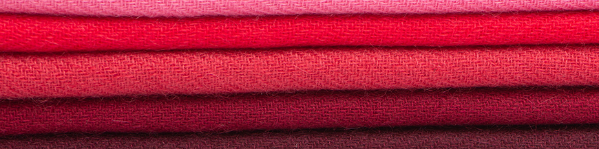 Røde tørklæder og sjaler